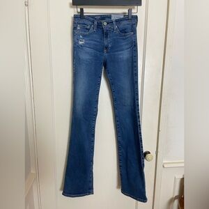 AG Adriano Goldschmied “THE ANGEL”  Low-Rise Bootcut Jeans